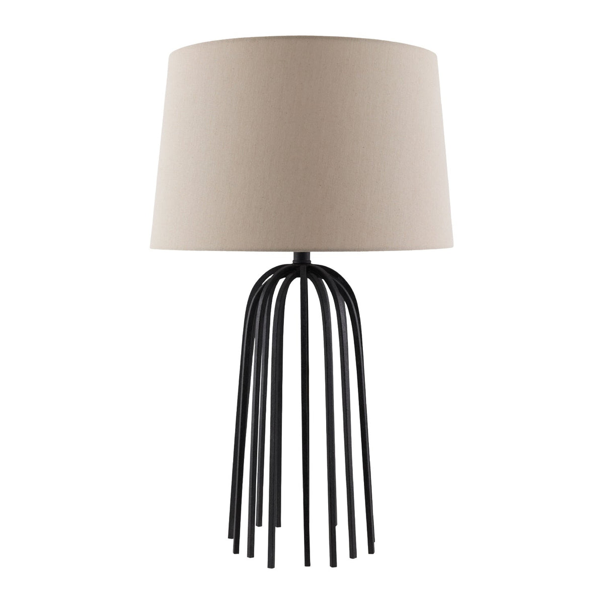 Modern European furniture - Black Iron Table Lamp - www.oroa.com