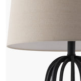 Modern European furniture - Black Iron Table Lamp - www.oroa.com
