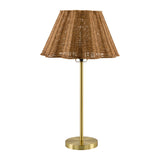 Modern European furniture - Wavy Rattan Accent Table Lamp - www.oroa.com