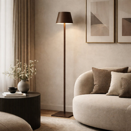 Modern European furniture - Brown Iron Accent Floor Lamp - www.oroa.com