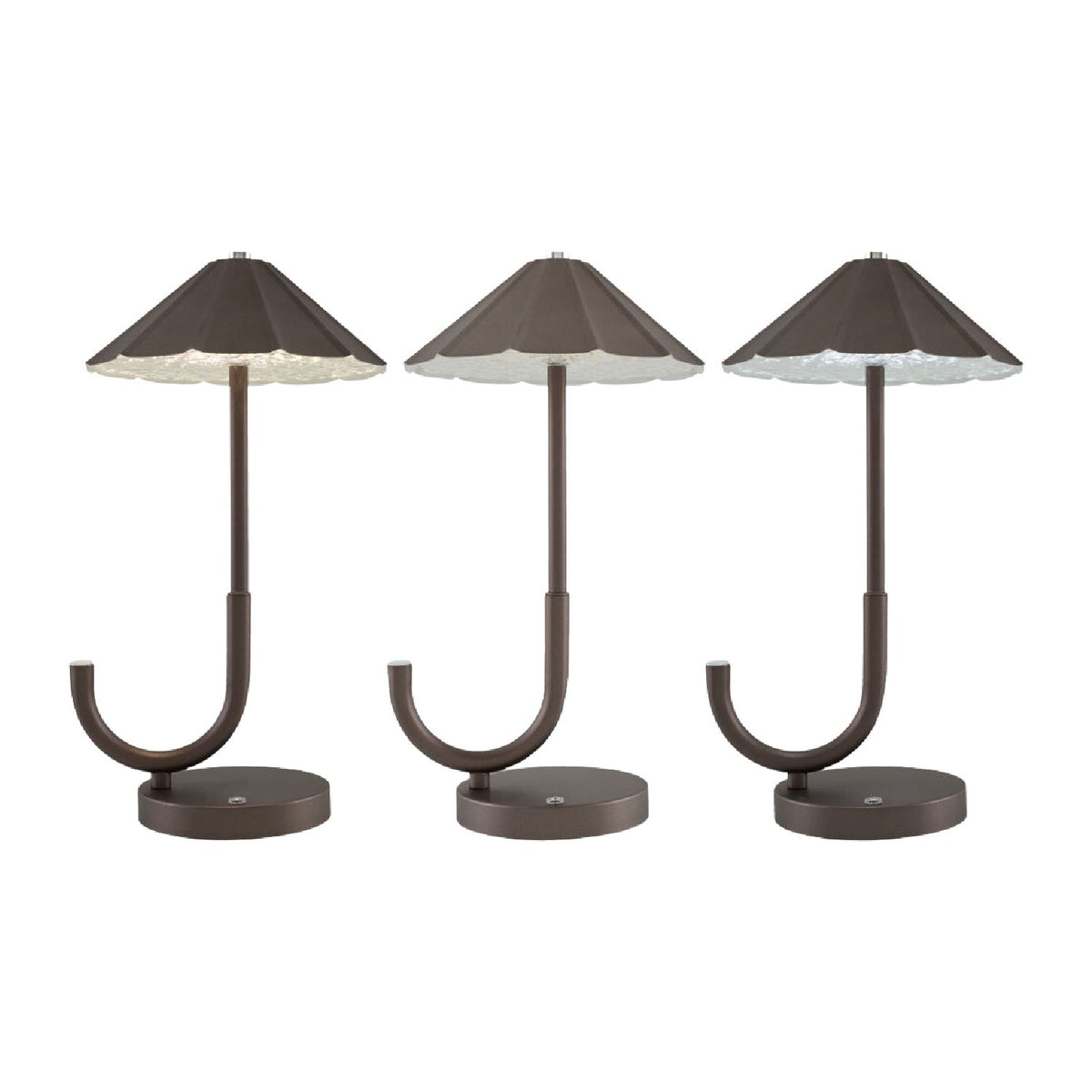 Modern European furniture - Brown Umbrella-Inspired Table Lamp - www.oroa.com