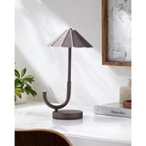 Modern European furniture - Brown Umbrella-Inspired Table Lamp - www.oroa.com