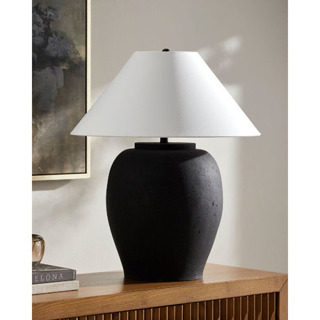 Modern European furniture - Cement Base Accent Floor Lamp - www.oroa.com
