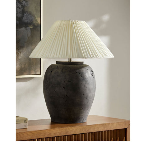 Modern European furniture - Cement Base Accent Floor Lamp - www.oroa.com