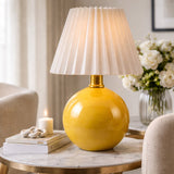 Modern European furniture - Ceramic Sphere Table Lamp - www.oroa.com
