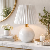 Modern European furniture - Ceramic Sphere Table Lamp - www.oroa.com