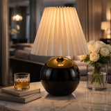 Modern European furniture - Ceramic Sphere Table Lamp - www.oroa.com
