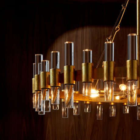 Modern European furniture - 8-Light Gold Chandelier - www.oroa.com