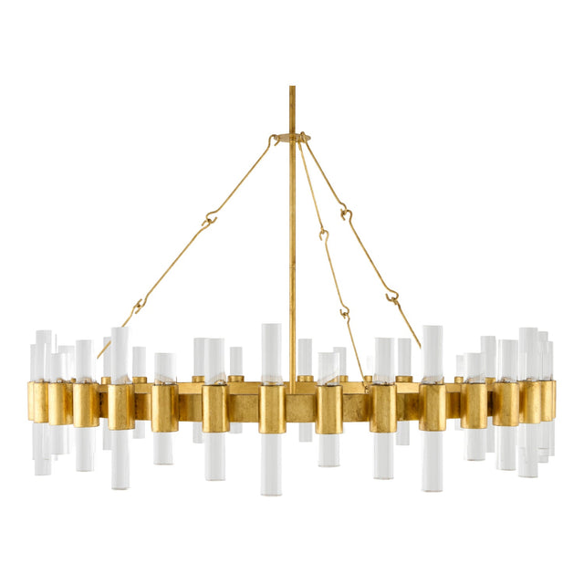 Modern European furniture - 8-Light Gold Chandelier - www.oroa.com