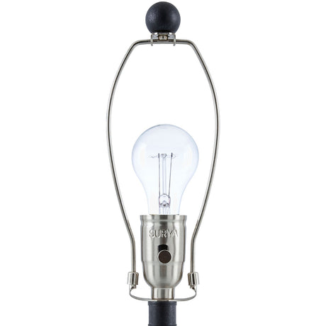 Modern European furniture - Black Organic Textured Table Lamp - www.oroa.com