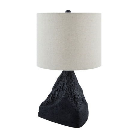 Modern European furniture - Black Organic Textured Table Lamp - www.oroa.com