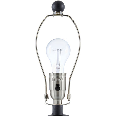 Modern European furniture - Black Textured Accent Table Lamp - www.oroa.com