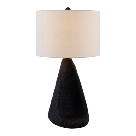 Modern European furniture - Black Textured Accent Table Lamp - www.oroa.com