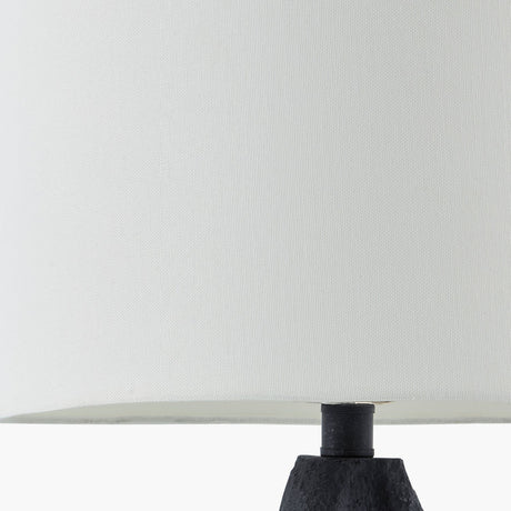Modern European furniture - Black Textured Accent Table Lamp - www.oroa.com