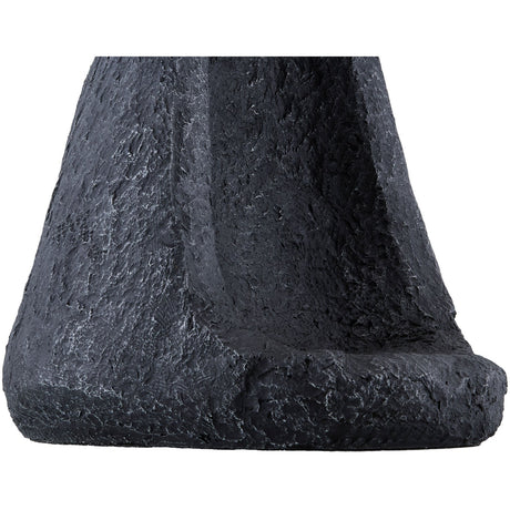 Modern European furniture - Black Textured Accent Table Lamp - www.oroa.com