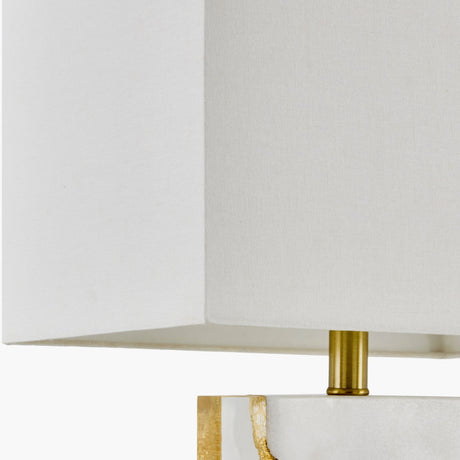 Modern European furniture - Gold Leaf Marble Table Lamp - www.oroa.com