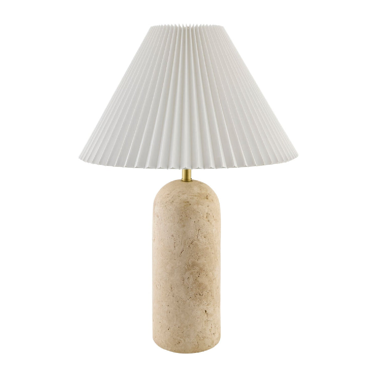 Modern European furniture - Empire Shade Travertine Table Lamp - www.oroa.com