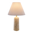 Modern European furniture - Empire Shade Travertine Table Lamp - www.oroa.com