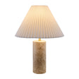 Modern European furniture - Square Travertine Empire Table Lamp - www.oroa.com