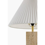Modern European furniture - Square Travertine Empire Table Lamp - www.oroa.com