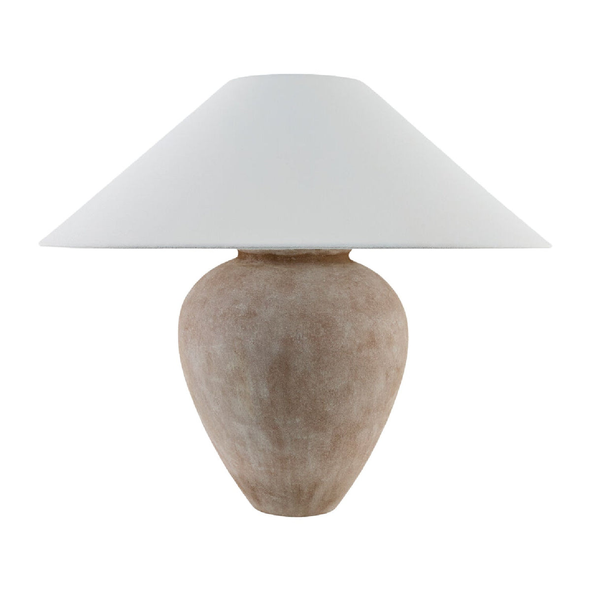 Modern European furniture - Glazed Brown Ceramic Table Lamp - www.oroa.com