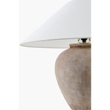 Modern European furniture - Glazed Brown Ceramic Table Lamp - www.oroa.com