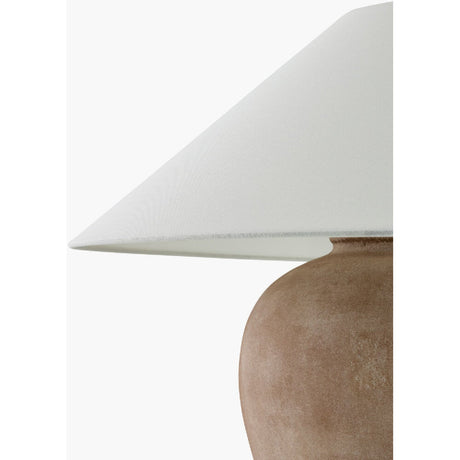 Modern European furniture - Glazed Brown Ceramic Table Lamp - www.oroa.com