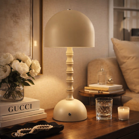 Modern European furniture - Painted Iron Dome Table Lamp - www.oroa.com