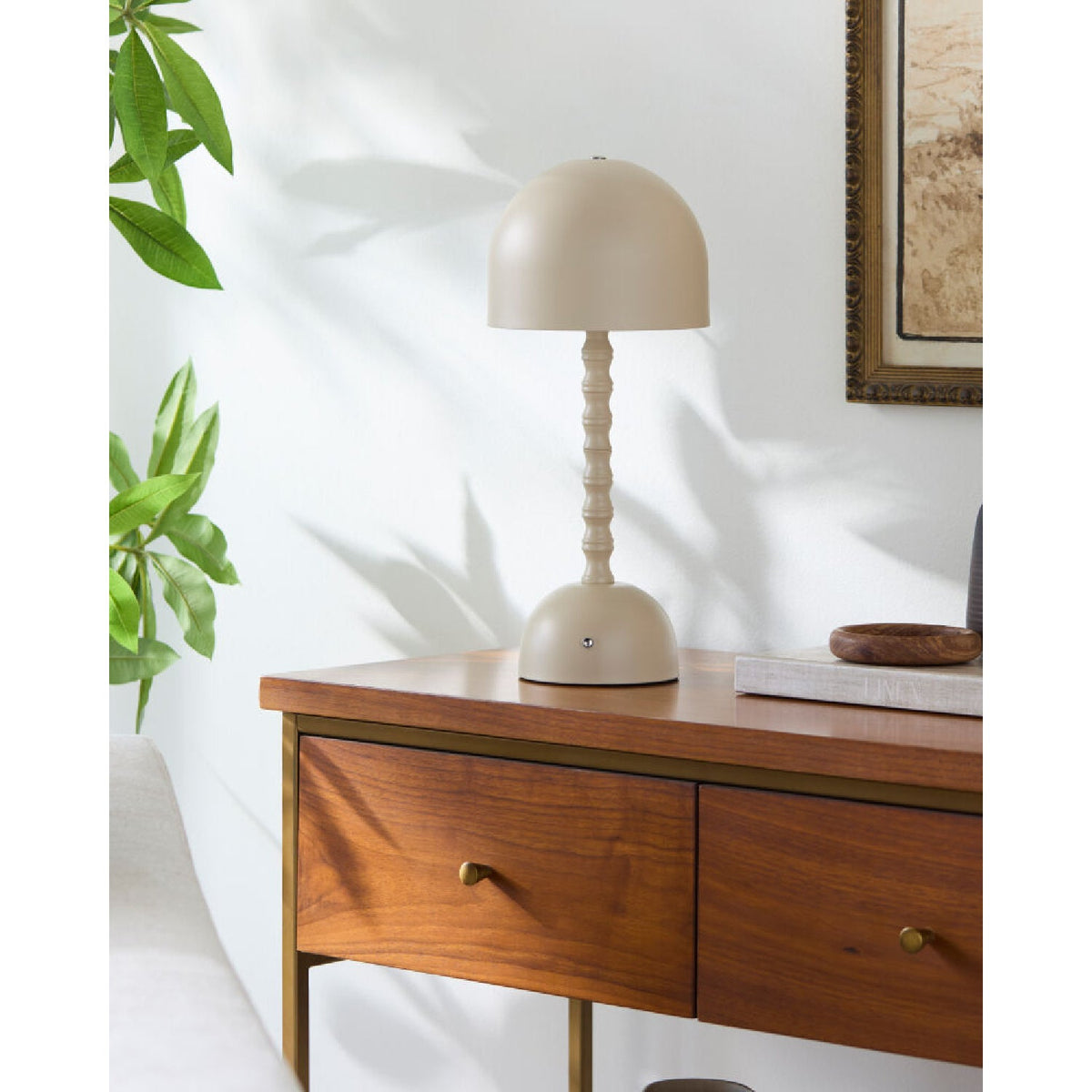 Modern European furniture - Painted Iron Dome Table Lamp - www.oroa.com