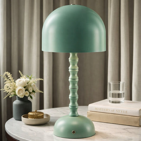Modern European furniture - Painted Iron Dome Table Lamp - www.oroa.com