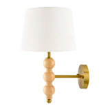 Modern European furniture - Linen Shade Wall Lamp - www.oroa.com