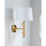 Modern European furniture - Linen Shade Wall Lamp - www.oroa.com