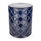 Modern European furniture - Lattice Patterned Ceramic Garden Stool - www.oroa.com