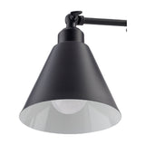 Modern European furniture - Black Conical Metal Wall Lamp - www.oroa.com
