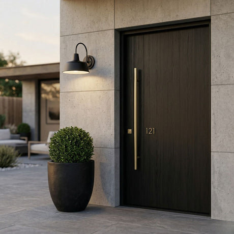 Modern European furniture - Black Iron Wall Lamp - www.oroa.com