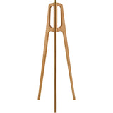Modern European furniture - Brown Rubberwood Floor Lamp - www.oroa.com