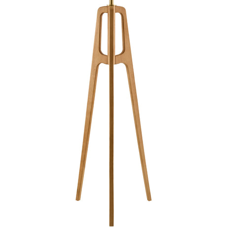Modern European furniture - Brown Rubberwood Floor Lamp - www.oroa.com