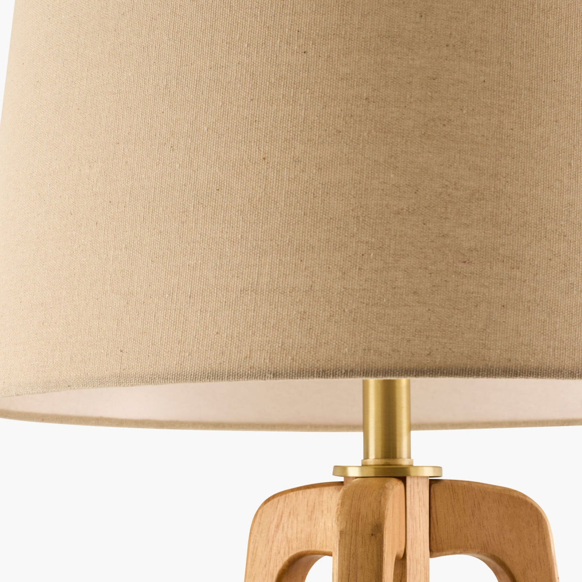 Modern European furniture - Brown Rubberwood Floor Lamp - www.oroa.com
