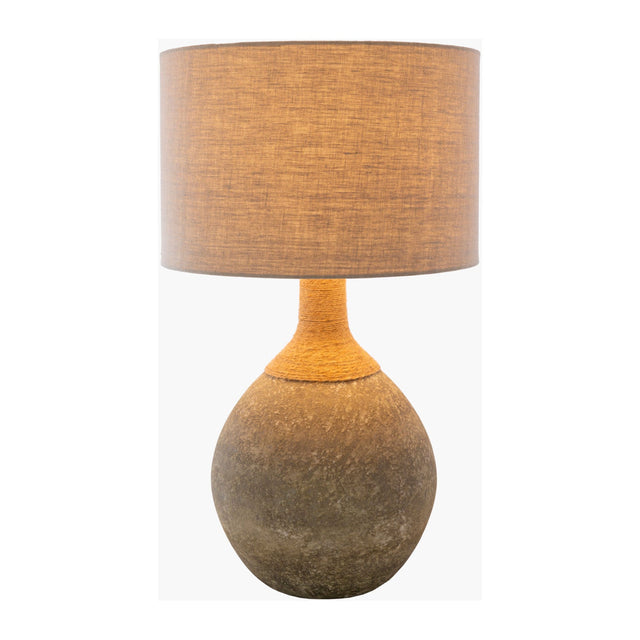 Modern European furniture - Khaki Linen Accent Table Lamp - www.oroa.com