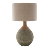 Modern European furniture - Khaki Linen Accent Table Lamp - www.oroa.com
