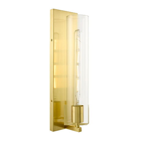 Modern European furniture - Clear Glass Tube Wall Lamp - www.oroa.com