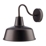 Modern European furniture - Outdoor Black Iron Wall Lamp - www.oroa.com