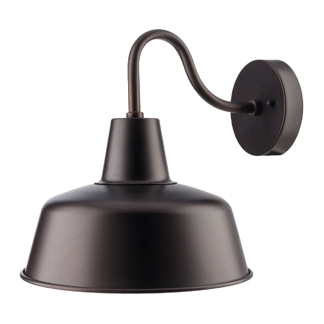 Modern European furniture - Outdoor Black Iron Wall Lamp - www.oroa.com
