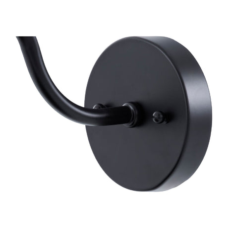 Modern European furniture - Outdoor Black Iron Wall Lamp - www.oroa.com
