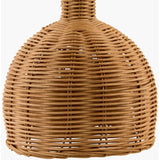 Modern European furniture - Brown Rattan Base Table Lamp - www.oroa.com