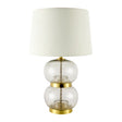Modern European furniture - Textured Clear Glass Table Lamp - www.oroa.com
