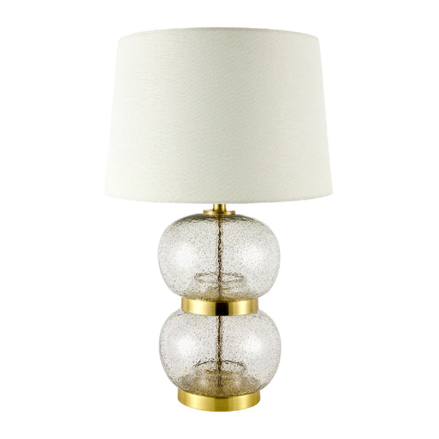 Modern European furniture - Textured Clear Glass Table Lamp - www.oroa.com