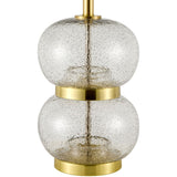 Modern European furniture - Textured Clear Glass Table Lamp - www.oroa.com