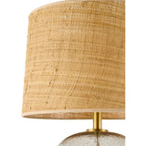 Modern European furniture - Textured Clear Glass Table Lamp - www.oroa.com