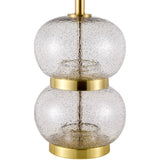 Modern European furniture - Textured Clear Glass Table Lamp - www.oroa.com
